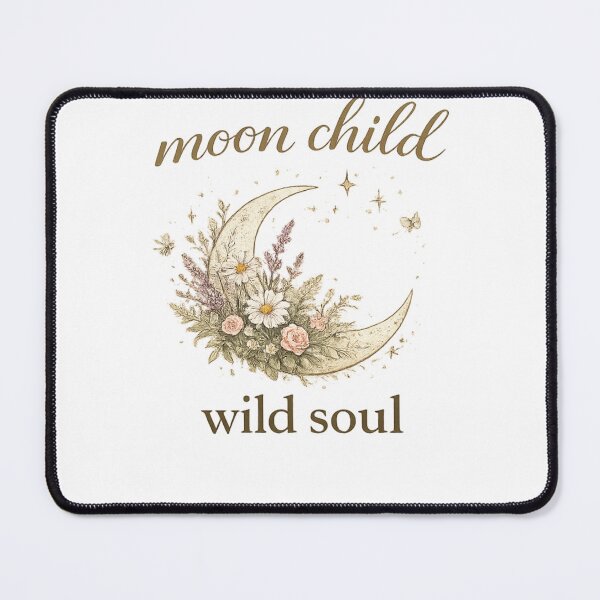 Item preview, Moon Child Wild Soul Cottage Witch Gift for Her Women Bohemian Mystical Shirt designed and sold by DreamelleStudio.