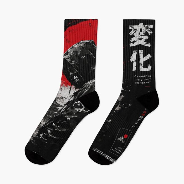 Item preview, Impermanence – Japanese Cyberpunk Streetwear Design designed and sold by Tanu Biswas.