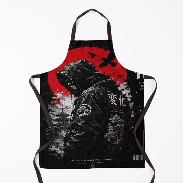 Item preview, Impermanence – Japanese Cyberpunk Streetwear Design designed and sold by Tanu Biswas.
