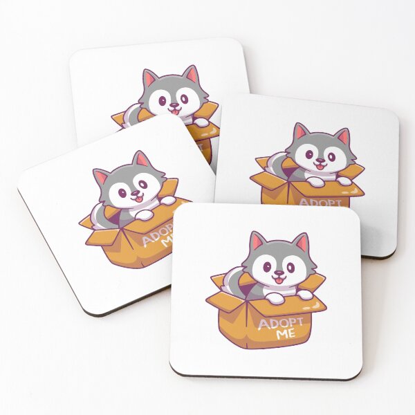 Item preview, Cute Adopt Me Husky Puppy in Cardboard Box designed and sold by dmorcu.
