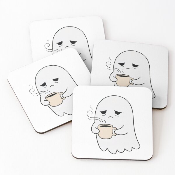 Item preview, Coffee Ghost & Sarcastic Introvert Humor designed and sold by OVERRIDESTUDIOS.