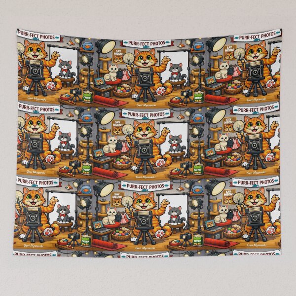 Item preview, Cats in Photography Studio designed and sold by The Art Queen Of Michigan .