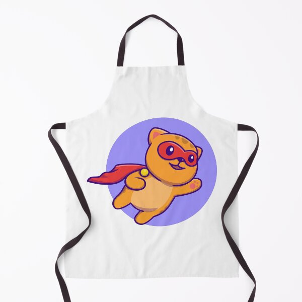 Item preview, Cute Superhero Cat Flying Cartoon Vector designed and sold by dmorcu.