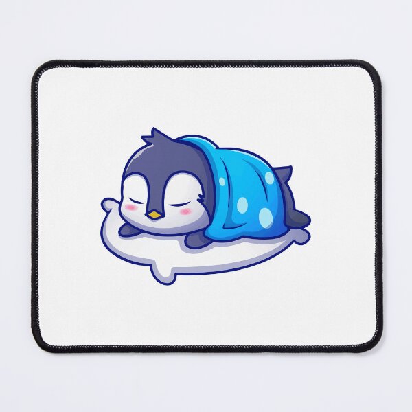 Item preview, Cute Sleeping Penguin Snuggled In Blanket Cartoon designed and sold by dmorcu.