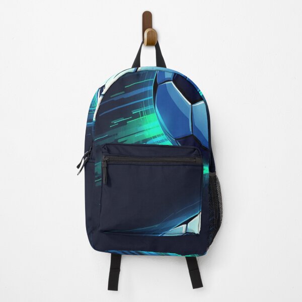 Item preview, Retro Neon Football Glow | Cyber Soccer Ball | Speed Motion Sports Art designed and sold by RAMHEARTS.
