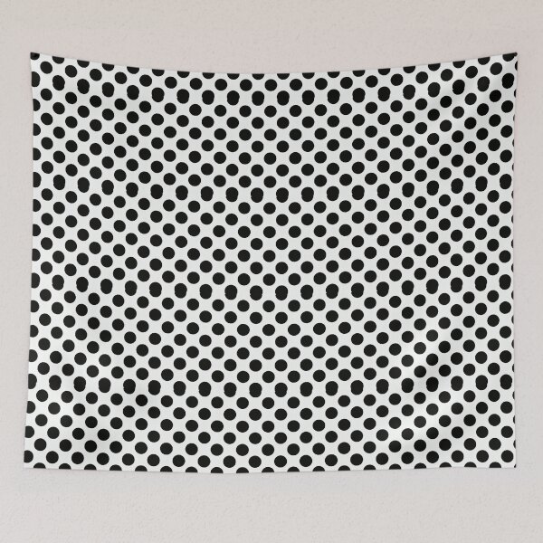 Item preview, 60s Retro Black and White Polka Dot Patter designed and sold by Ela Design Studio .