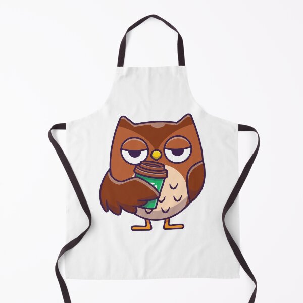 Item preview, Cute Tired Coffee Owl Morning Cartoon designed and sold by dmorcu.