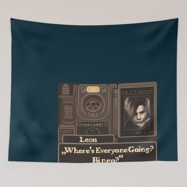 Item preview, Resident Evil Leon Kennedy Pixel Art designed and sold by hermaneeu.