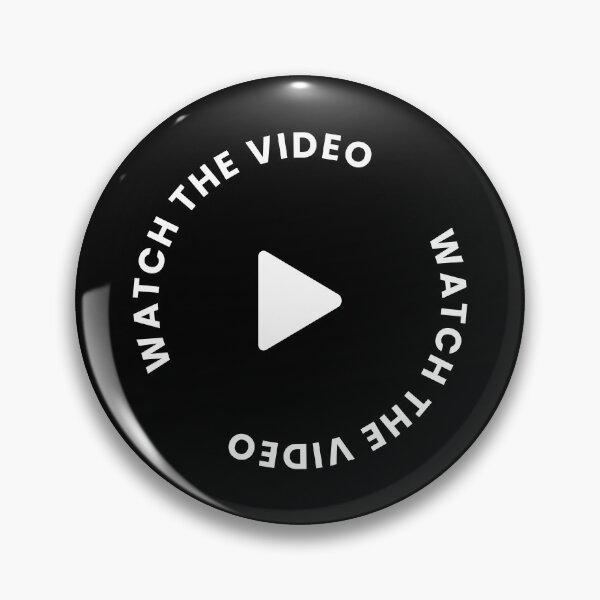 Item preview, Watch the Video Minimal Play Button Typography Design designed and sold by UI Expert.