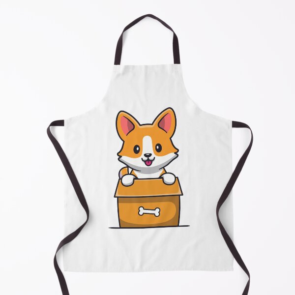 Item preview, Cute Corgi Puppy Dog Sitting In Box Cartoon designed and sold by dmorcu.