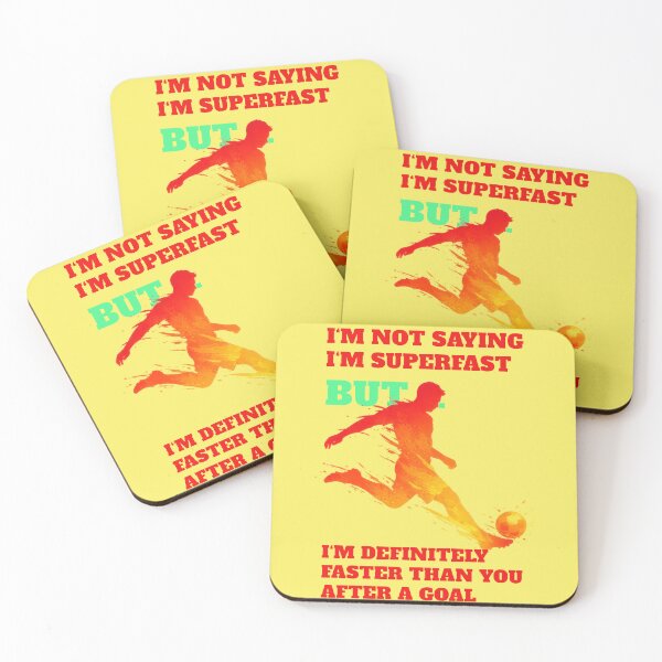 Item preview, Superfast Football Goal Humor Saying Shot on Goal designed and sold by Mauswohn.
