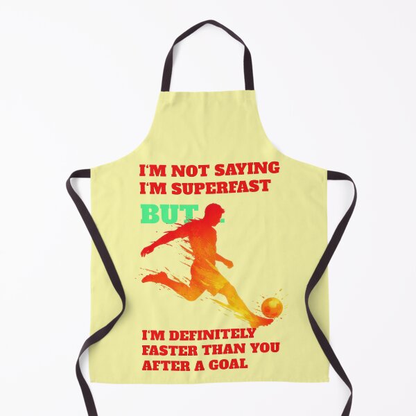 Item preview, Superfast Football Goal Humor Saying Shot on Goal designed and sold by Mauswohn.