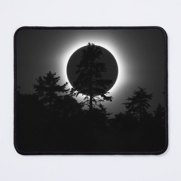 Item preview, Solar Eclipse Through Pine Trees Silhouette designed and sold by EllDAV777.