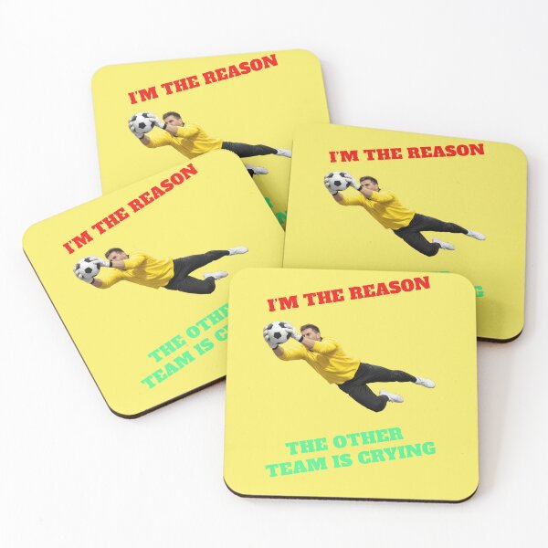 Item preview, Football goalkeeper save humor saying team designed and sold by Mauswohn.