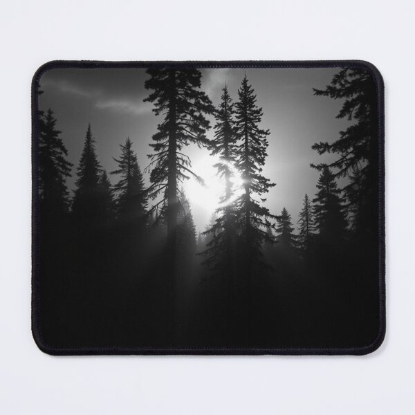 Item preview, Misty Forest Silhouettes | Dramatic Sun Rays Through Dark Pines designed and sold by EllDAV777.