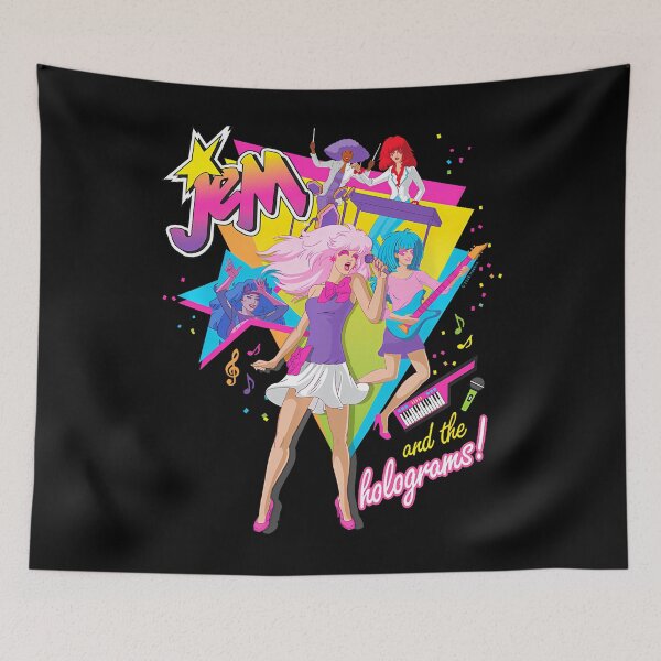 Item preview,  The Holograms Full Band Rocking Out 80'S Rock Retro  designed and sold by UnicateShop.