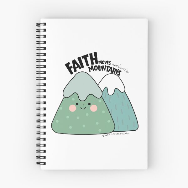 Item preview, Faith Moves Mountains designed and sold by Bananalulusan Studio.