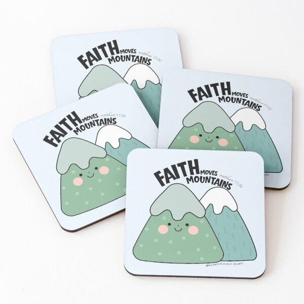 Item preview, Faith Moves Mountains designed and sold by Bananalulusan Studio.