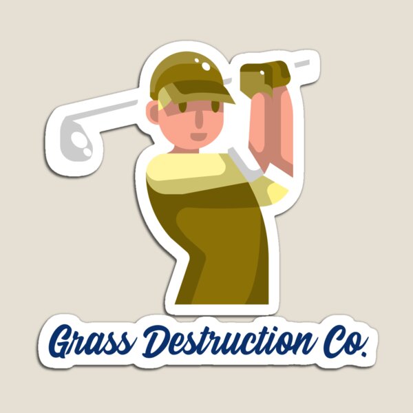 Artikelvorschau, Grass Destruction Co. Golf entworfen und verkauft von VeneerThreads1.