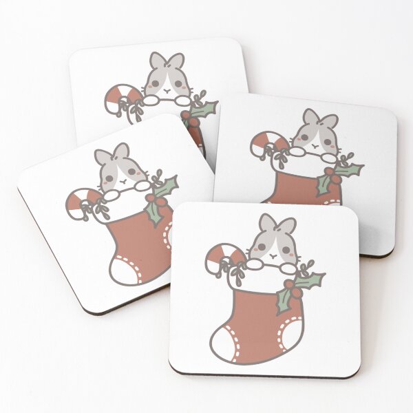 Item preview, Christmas Stocking Bunny Cute Festive Holiday Rabbit designed and sold by ArtsyWhim.