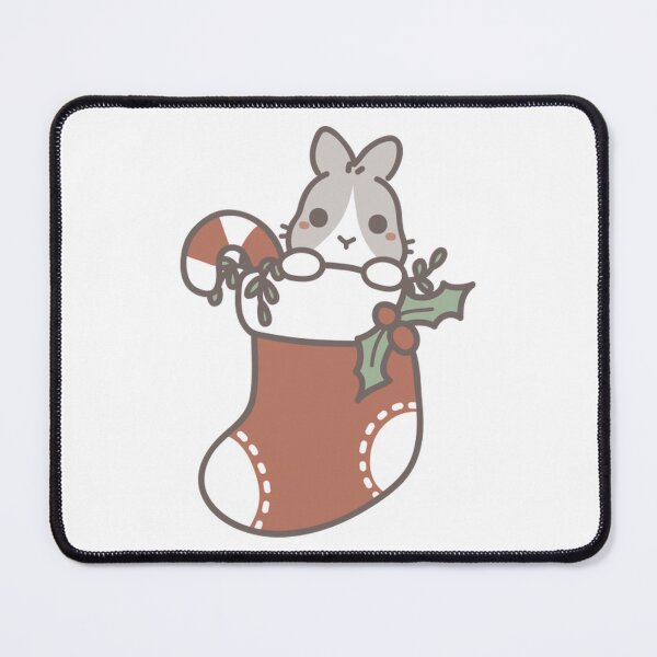 Item preview, Christmas Stocking Bunny Cute Festive Holiday Rabbit designed and sold by ArtsyWhim.