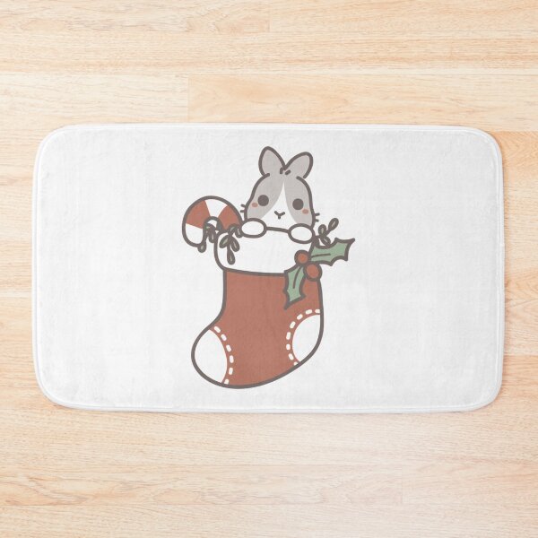 Item preview, Christmas Stocking Bunny Cute Festive Holiday Rabbit designed and sold by ArtsyWhim.