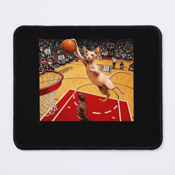 Item preview, Sphynx Cat Dunking A Basketball designed and sold by LOUP-SOLI.