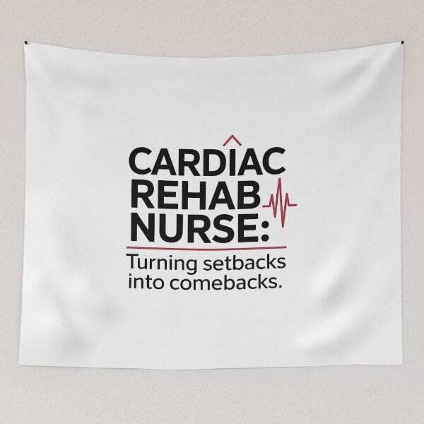 Item preview, Cardiac Rehab Nurse Turning Setbacks Into Comebacks Inspirational Nurse Gift  designed and sold by CuteDesignables.