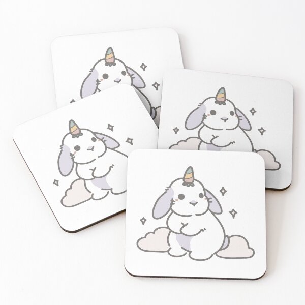 Item preview, Bunny Unicorn Cute Kawaii Magical Rabbit Sparkles designed and sold by ArtsyWhim.