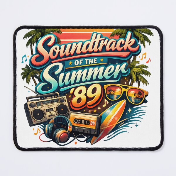 Item preview, Soundtrack of the Summer ‘89 Retro Vintage Tee designed and sold by XxZainStylexX.