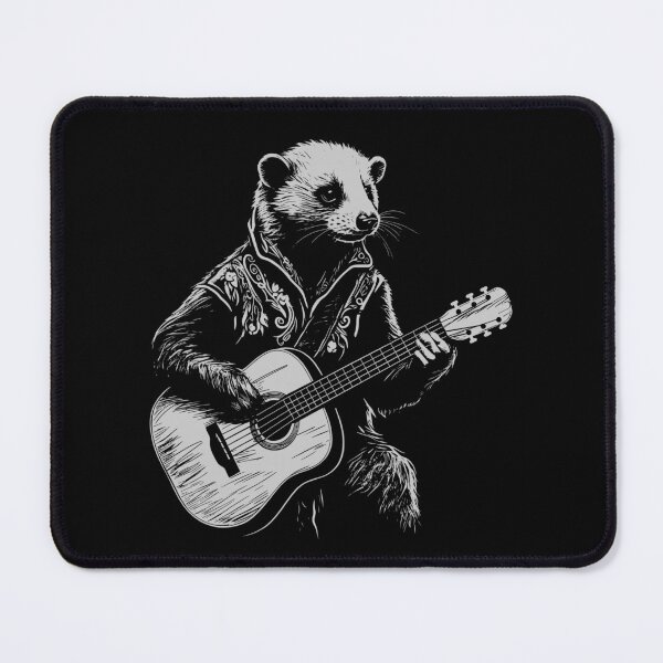 Item preview, Funny Ferret Guitarist Acoustic Guitar Mom Dad Kids designed and sold by rafaeltto.