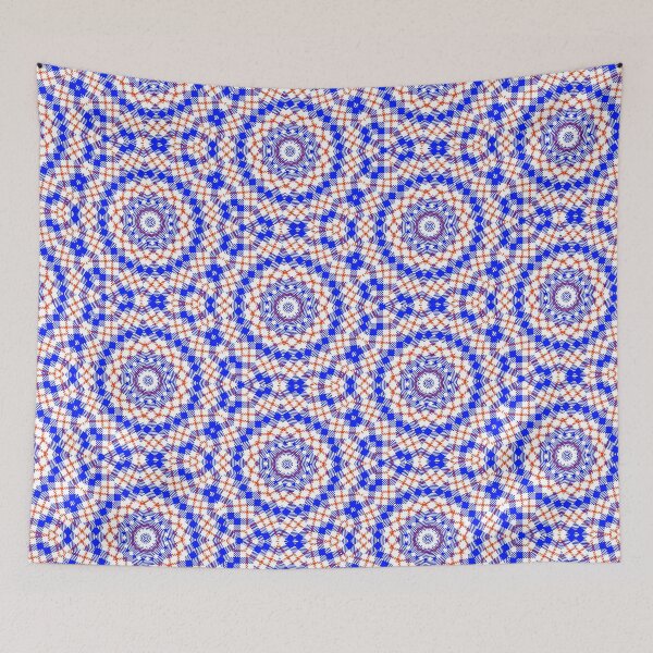 Item preview, African Southwestern Textile - Aztec Hawaiian Tiki   - Retirement Gifts designed and sold by RoyalStarsPatts.