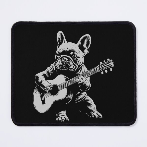 Item preview, Funny French Bulldog Guitarist Acoustic Guitar Mom Dad Kids designed and sold by rafaeltto.