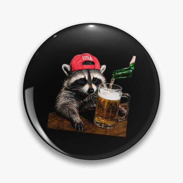 Item preview, Funny Raccoon Beer Comfort Colors, Patriotic USA Raccoon Graphic designed and sold by idtanerdsand.