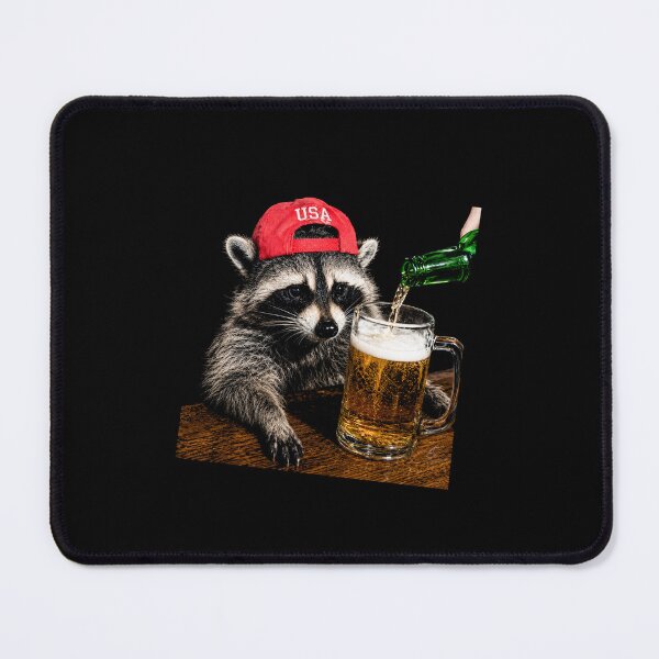 Item preview, Funny Raccoon Beer Comfort Colors, Patriotic USA Raccoon Graphic designed and sold by idtanerdsand.