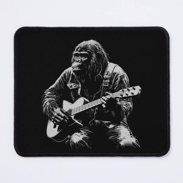 Item preview, Funny Gorilla Guitarist Acoustic Guitar Mom Dad Kids designed and sold by rafaeltto.