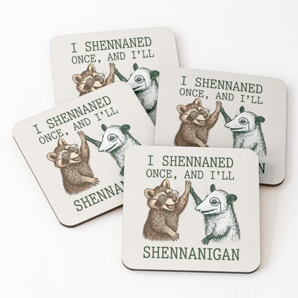 Item preview, Funny Raccoon and Opossum Meme Stickers - I Will Shennanigan T-Shirt designed and sold by ZyxDes.