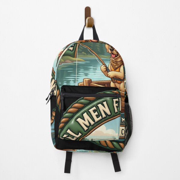 Item preview, Reel Men Fish With Dogs Vintage Dog Dad designed and sold by pradeepvisuals.