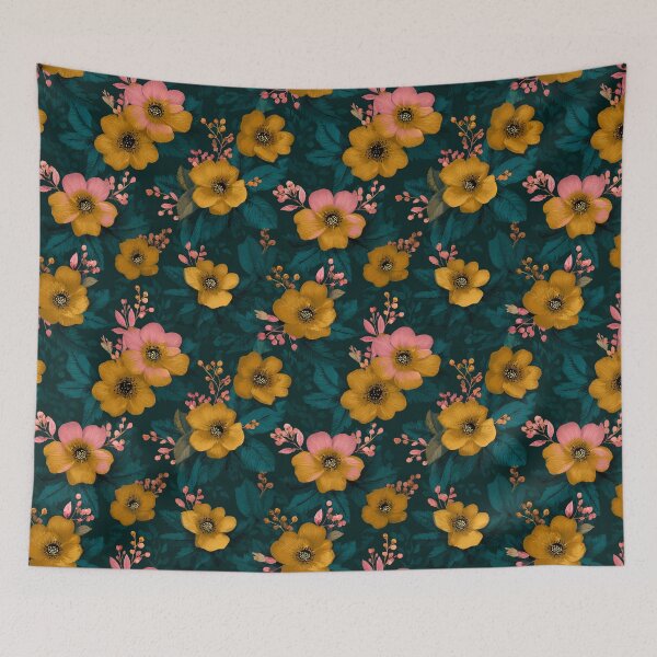 Item preview, Trendy Vintage Flower - Hawaiian Flower Pattern   - Unique Gifts designed and sold by RoyalStarsPatts.