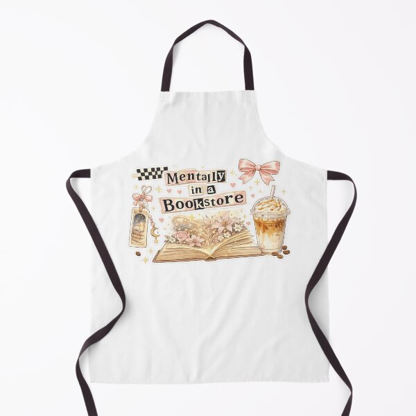 Item preview, Cozy Bookstore Vibes Magic Open Book & Iced Coffee designed and sold by BrewmarkStudio.