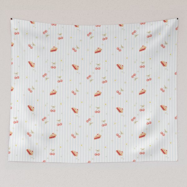 Item preview, Cherry Pie Daisy Cottagecore Pattern designed and sold by pola-pola.