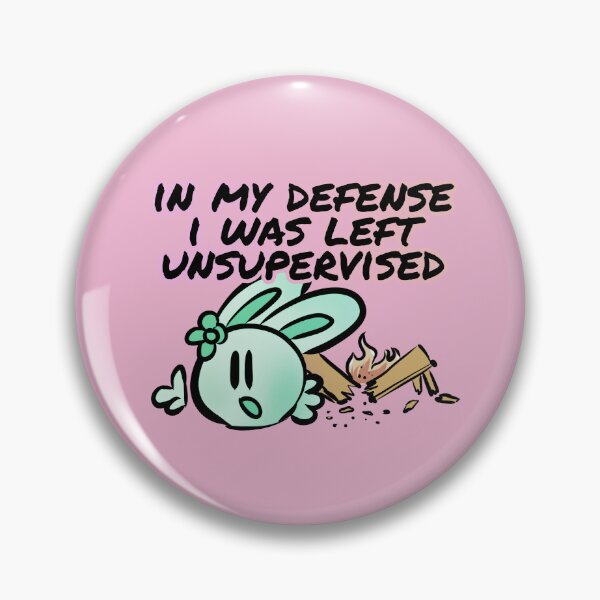Item preview, In my defense I was left unsupervised - Claninchen bunny designed and sold by Claninchen.