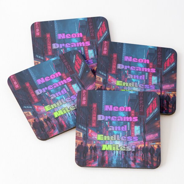 Item preview, Neon Dreams and Endless Miles! designed and sold by MaciejErdon.