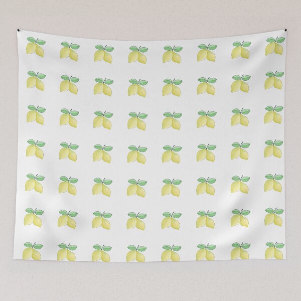 Item preview, Fresh Lemons Watercolour Twist  designed and sold by Kazewalk.