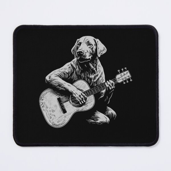 Item preview, Funny White Labrador Guitarist Acoustic Guitar Mom Dad Kids designed and sold by rafaeltto.