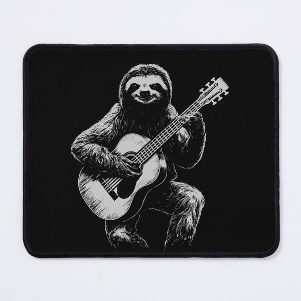 Item preview, Funny Sloth Guitarist Acoustic Guitar Mom Dad Kids designed and sold by rafaeltto.