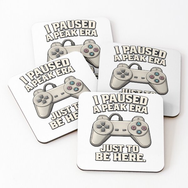 Item preview, I Paused A Peak Era Just To Be Here Retro Gaming Controller Shirt designed and sold by vecart34.