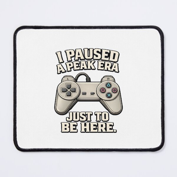 Item preview, I Paused A Peak Era Just To Be Here Retro Gaming Controller Shirt designed and sold by vecart34.