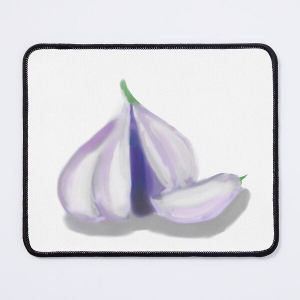 Item preview, Fresh Garlic Duo – Watercolor Kitchen Art designed and sold by Kazewalk.
