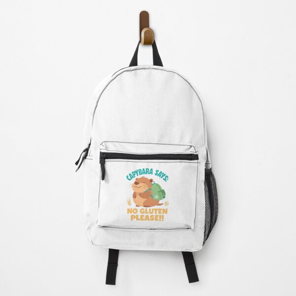 Item preview, Cute Capybara Do Not Feed Gluten Free Alert designed and sold by ChameraDesign.